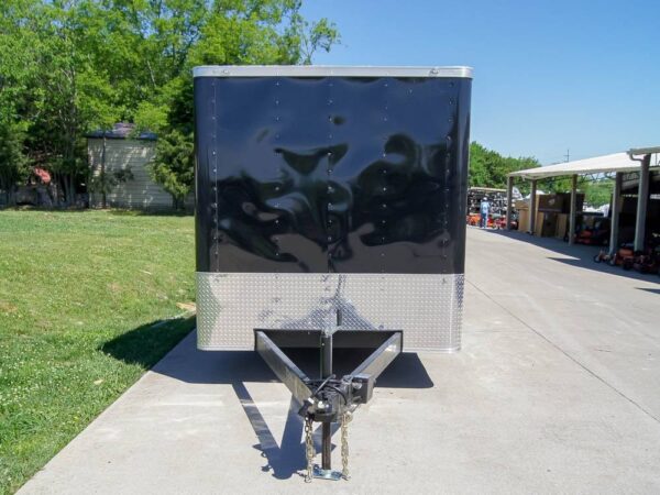 7x18 Hybrid Flat-Nose Enclosed Trailer with 4ft Mesh Deck Storage - Image 2