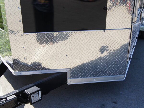 7x20 Black Enclosed Hybrid Trailer with 48'' Side Ramp - Image 10