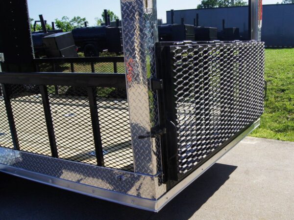 7x20 Black Enclosed Hybrid Trailer with 48'' Side Ramp - Image 18