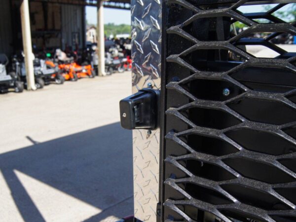 7x20 Black Enclosed Hybrid Trailer with 48'' Side Ramp - Image 19