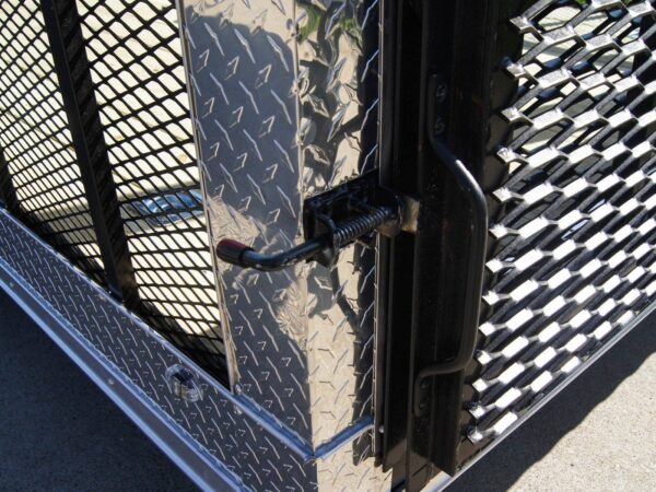7x20 Black Enclosed Hybrid Trailer with 48'' Side Ramp - Image 21