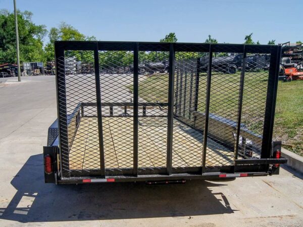 7x14 Straight Deck Utility Trailer with Side Gate (2) 3500lb Axles - Image 6