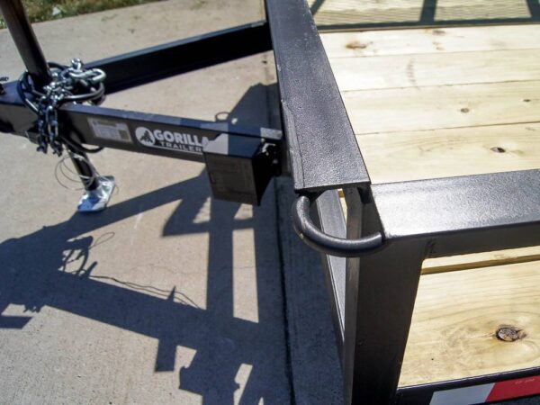 7x14 Straight Deck Utility Trailer with Side Gate (2) 3500lb Axles - Image 12