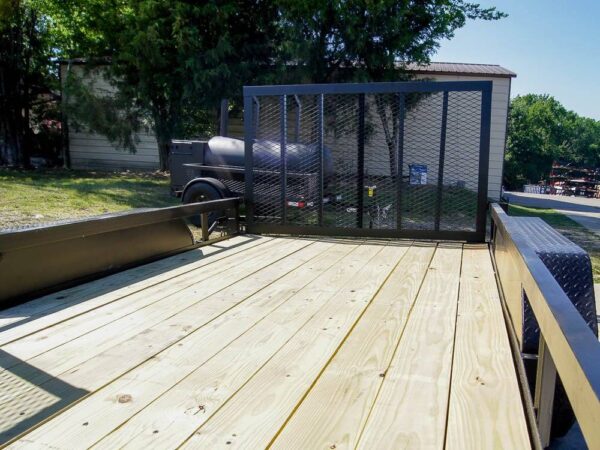 7x14 Straight Deck Utility Trailer with Side Gate (2) 3500lb Axles - Image 13