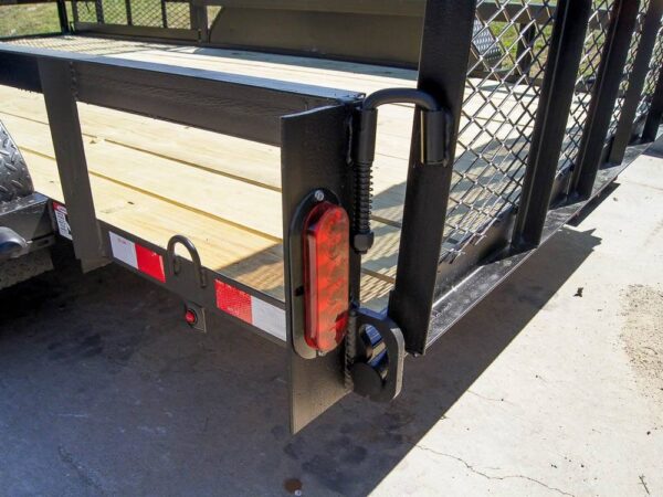 7x14 Straight Deck Utility Trailer with Side Gate (2) 3500lb Axles - Image 14