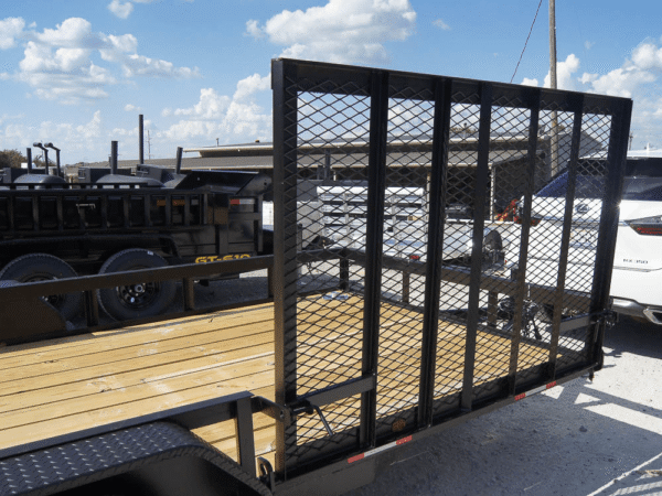 7x16 Dovetail Utility Trailer with Side Gate (2) 3500lb Axle 7k GVWR - Image 5