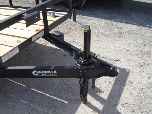 7x16 Dovetail Utility Trailer with Side Gate (2) 3500lb Axle 7k GVWR - Image 10