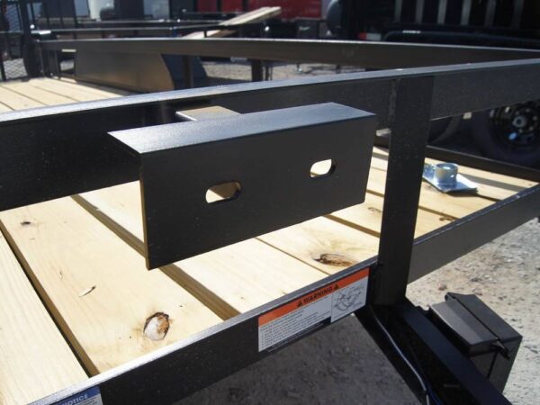 7x16 Dovetail Utility Trailer with Side Gate (2) 3500lb Axle 7k GVWR - Image 11