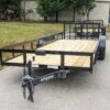 6.4x20 Dovetail Utility Trailer (2) 3500lb Axles - Image 2