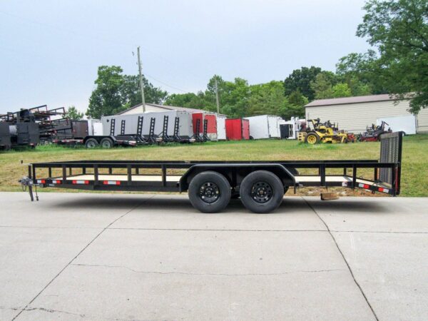 6.4x20 Dovetail Utility Trailer (2) 3500lb Axles - Image 4