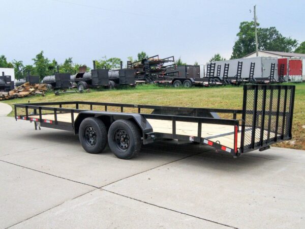 6.4x20 Dovetail Utility Trailer (2) 3500lb Axles - Image 5