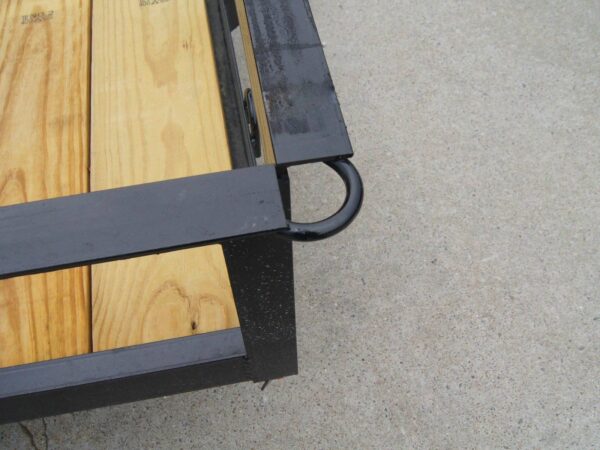 6.4x20 Dovetail Utility Trailer (2) 3500lb Axles - Image 11