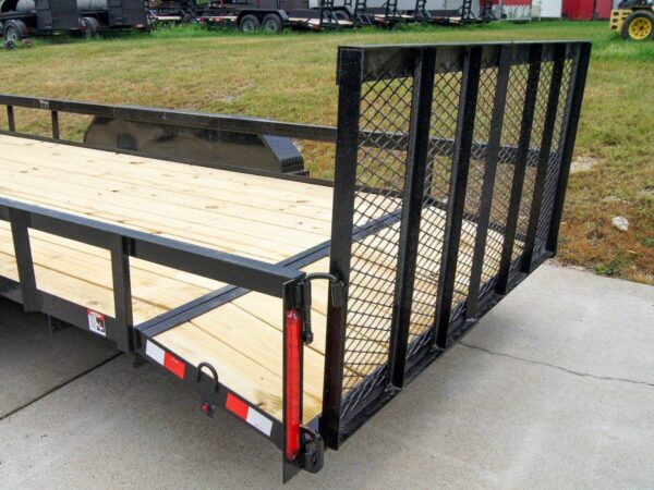 6.4x20 Dovetail Utility Trailer (2) 3500lb Axles - Image 13
