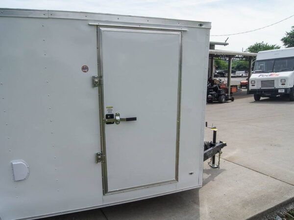 7x18 Hybrid Enclosed Trailer with Side Door (2) 5,200lb Axles Storage - Image 10