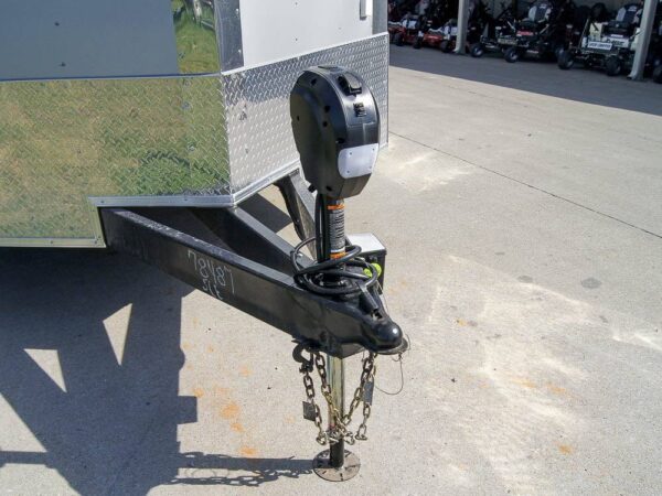 8.5x24 Custom Silver Enclosed Trailer ATP Floor (2) 5200lb Axle Storage - Image 11