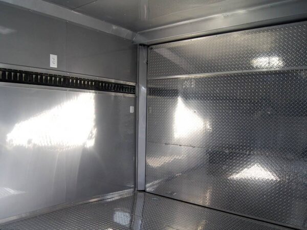 8.5x24 Custom Silver Enclosed Trailer ATP Floor (2) 5200lb Axle Storage - Image 13