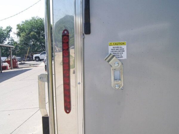 8.5x24 Custom Silver Enclosed Trailer ATP Floor (2) 5200lb Axle Storage - Image 16