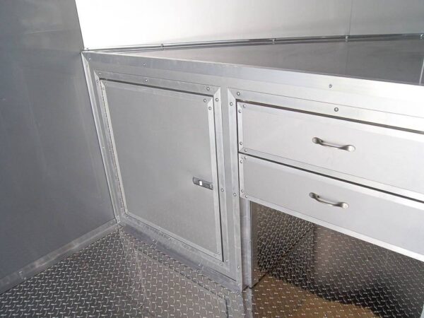 8.5x24 Custom Silver Enclosed Trailer ATP Floor (2) 5200lb Axle Storage - Image 19