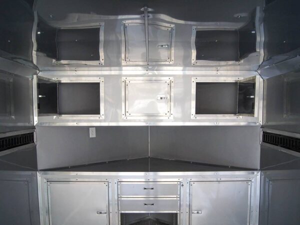8.5x24 Custom Silver Enclosed Trailer ATP Floor (2) 5200lb Axle Storage - Image 22