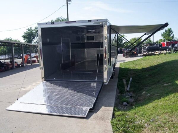 8.5x24 Custom Silver Enclosed Trailer ATP Floor (2) 5200lb Axle Storage - Image 26