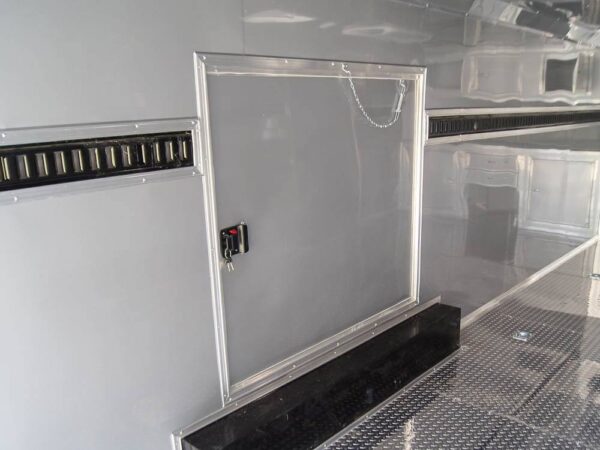 8.5x24 Custom Silver Enclosed Trailer ATP Floor (2) 5200lb Axle Storage - Image 28