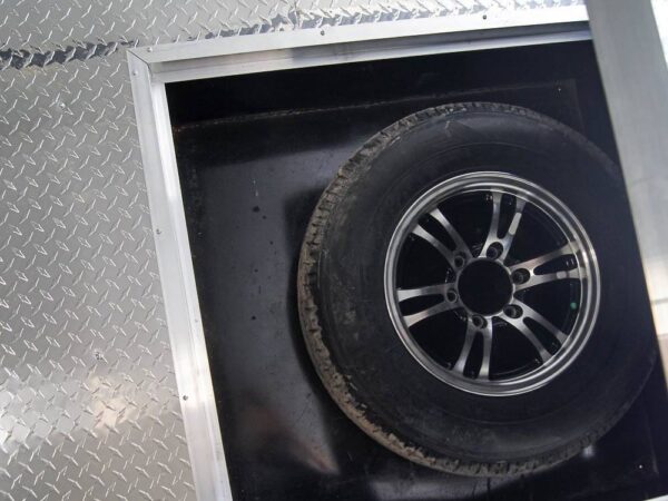 8.5x24 Custom Silver Enclosed Trailer ATP Floor (2) 5200lb Axle Storage - Image 33