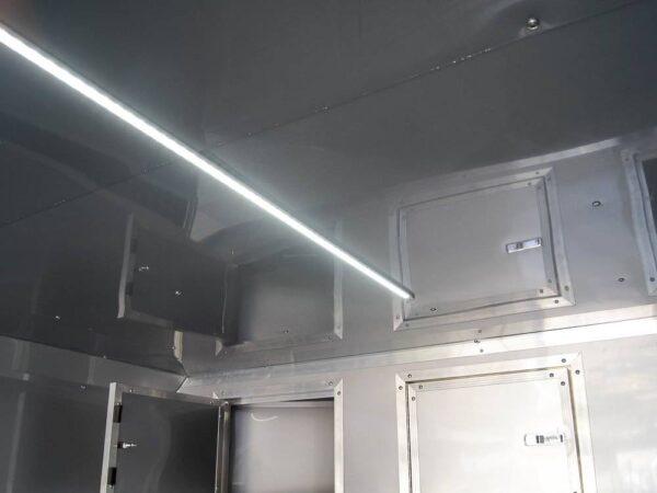 8.5x24 Custom Silver Enclosed Trailer ATP Floor (2) 5200lb Axle Storage - Image 32