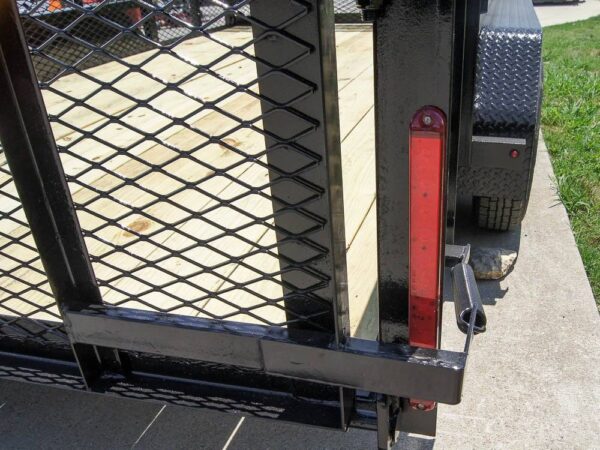 7x16 Straight Deck Utility Trailer with Stacked Baskets (2) 3500lb Axle - Image 15