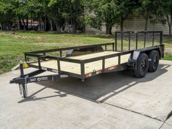 7x14 Dovetail Utility Trailer (2) 3500lb Axles - Image 2