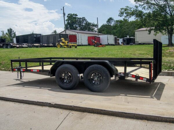 7x14 Dovetail Utility Trailer (2) 3500lb Axles - Image 4
