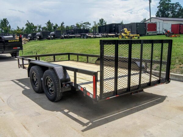7x14 Dovetail Utility Trailer (2) 3500lb Axles - Image 5