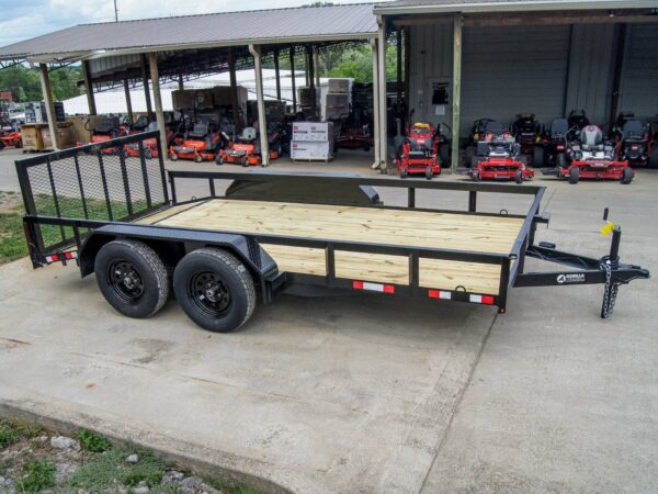 7x14 Dovetail Utility Trailer (2) 3500lb Axles - Image 8