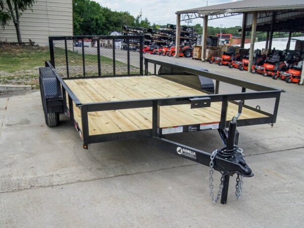 7x14 Dovetail Utility Trailer (2) 3500lb Axles - Image 9