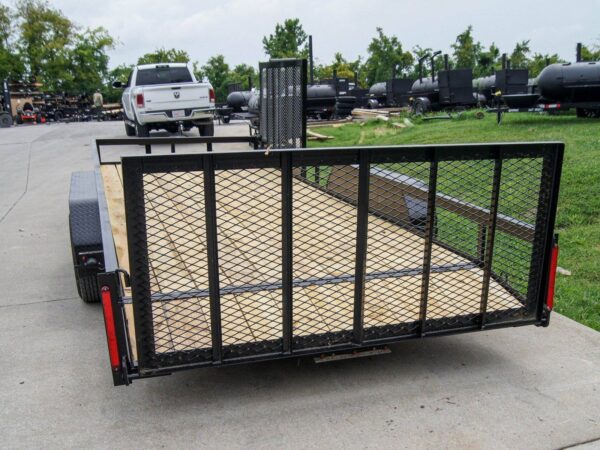 7x20 Dovetail Utility Trailer with Side Gate (2) 3,500lb Axles - Image 4