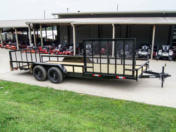 7x20 Dovetail Utility Trailer with Side Gate (2) 3,500lb Axles - Image 6