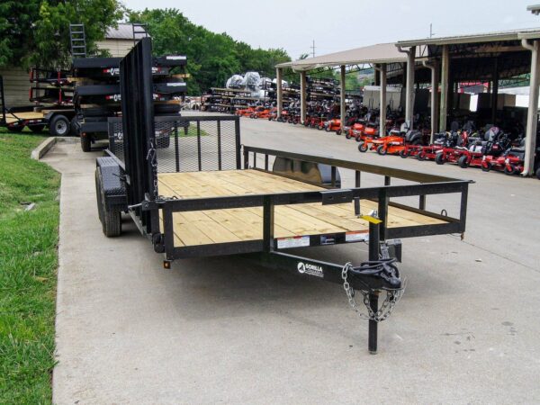 7x20 Dovetail Utility Trailer with Side Gate (2) 3,500lb Axles - Image 7