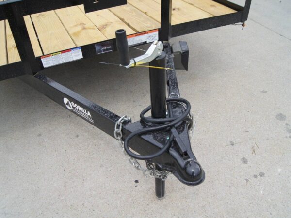 7x20 Dovetail Utility Trailer with Side Gate (2) 3,500lb Axles - Image 8