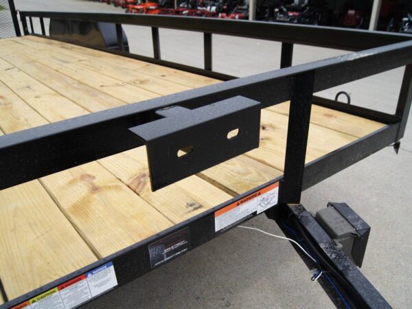7x20 Dovetail Utility Trailer with Side Gate (2) 3,500lb Axles - Image 9