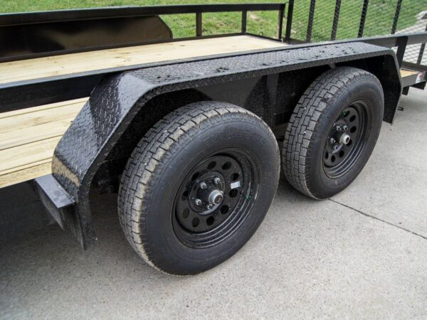 7x20 Dovetail Utility Trailer with Side Gate (2) 3,500lb Axles - Image 10