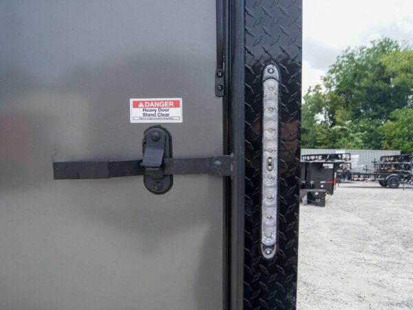 8.5x28 Charcoal/Black Enclosed Trailer with Blackout Pkg (2) 7K Axles Storage - Image 11