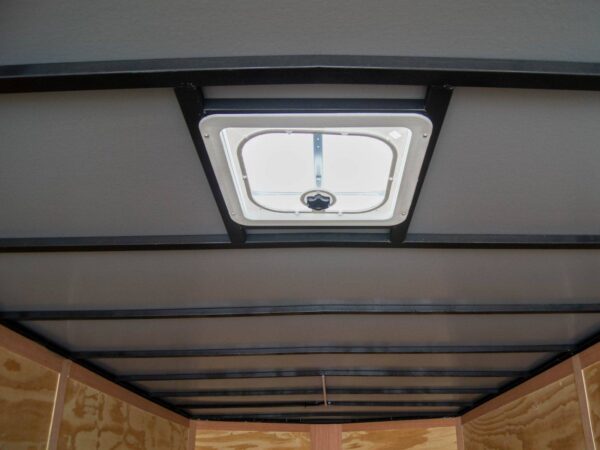 8.5x28 Charcoal/Black Enclosed Trailer with Blackout Pkg (2) 7K Axles Storage - Image 16
