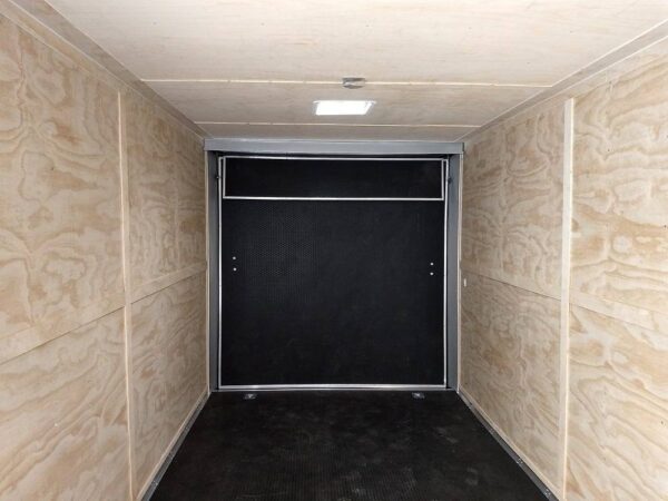 8.5x30 Red and White Gooseneck Enclosed Event Trailer - Image 11