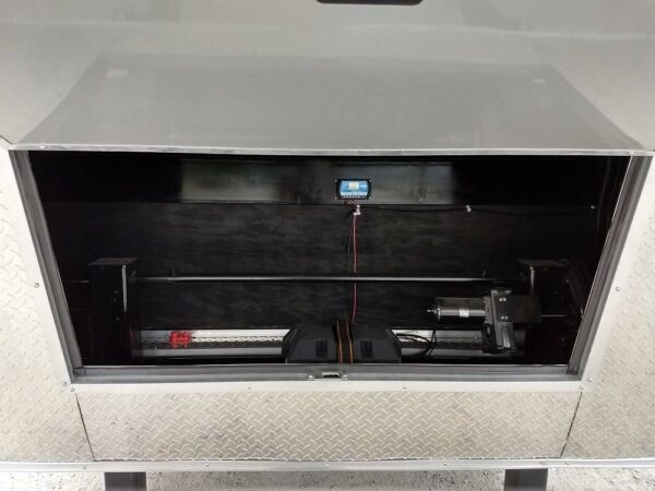 8.5x30 Red and White Gooseneck Enclosed Event Trailer - Image 12