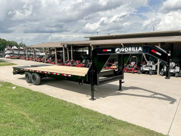 8.5x25 IBeam Gooseneck Deckover Trailer (2) 7K Axles King Kong Ramps - Image 8