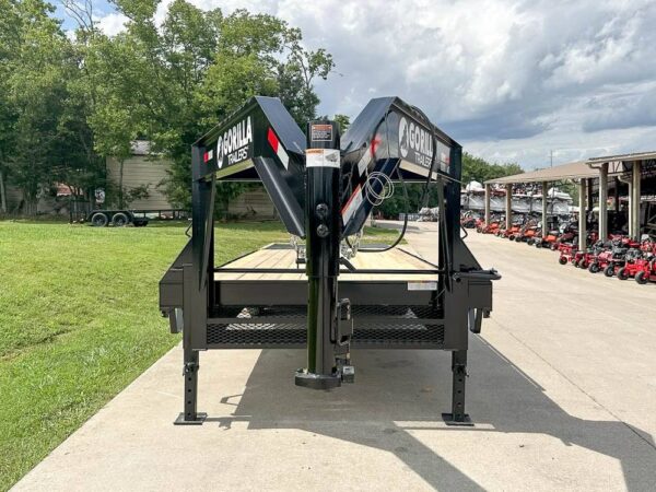 8.5x25 IBeam Gooseneck Deckover Trailer (2) 7K Axles King Kong Ramps - Image 10