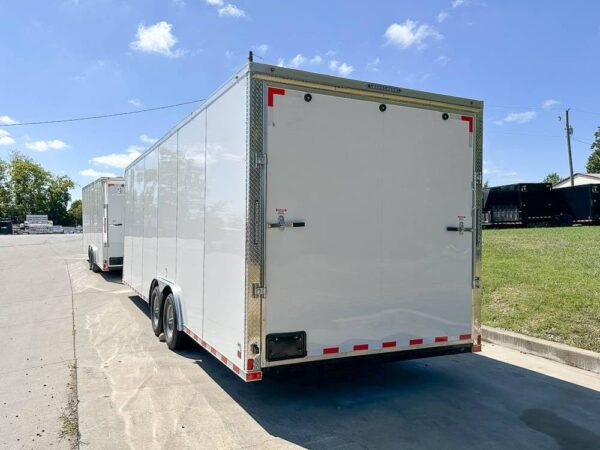 8.5x24 V-Nose Tandem Enclosed Trailer with Elect Pkg A/C and Cabinets - Image 6