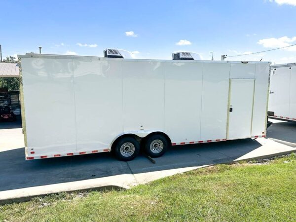 8.5x24 V-Nose Tandem Enclosed Trailer with Elect Pkg A/C and Cabinets - Image 5