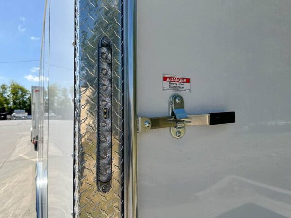 8.5x24 V-Nose Tandem Enclosed Trailer with Elect Pkg A/C and Cabinets - Image 10