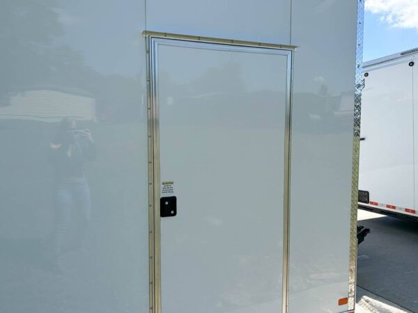 8.5x24 V-Nose Tandem Enclosed Trailer with Elect Pkg A/C and Cabinets - Image 11
