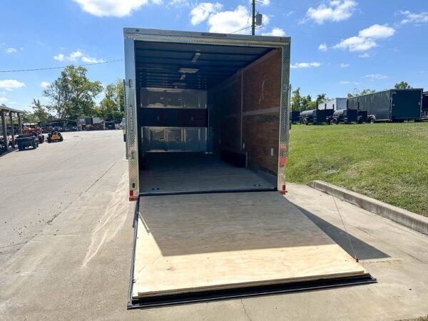8.5x24 V-Nose Tandem Enclosed Trailer with Elect Pkg A/C and Cabinets - Image 13